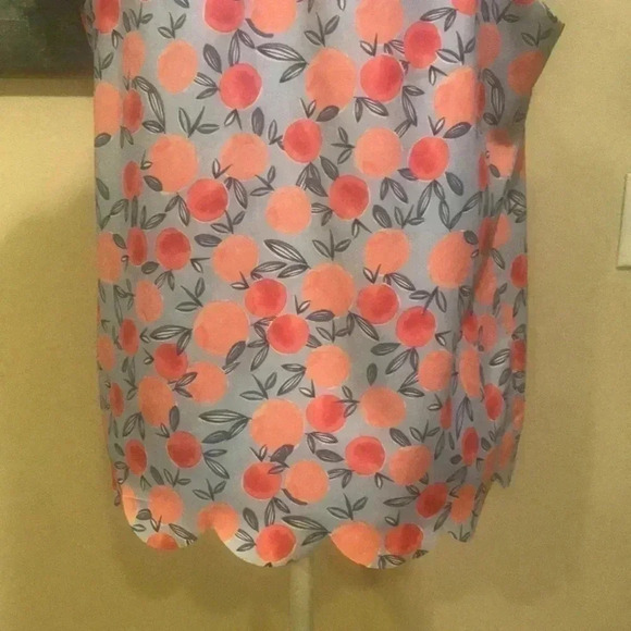 Maison Jules Scalloped Hem Halter Top-Size M - Picture 4 of 5